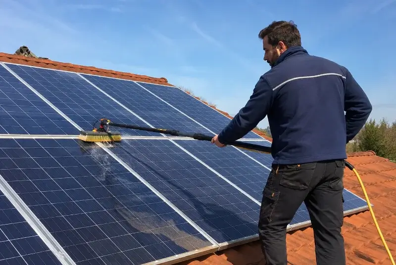 Nettoyage et entretien de panneaux solaires à Benquet