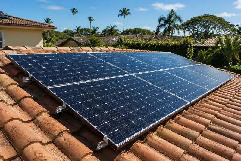 Installation de panneaux solaires à Benquet